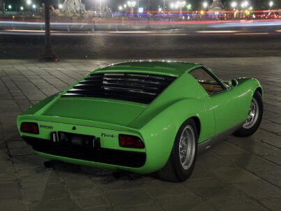 Shooting Lamborghini Miura